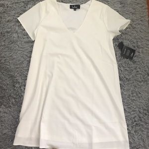 Lulus white shift dress